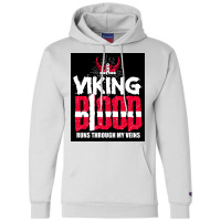 Danish Viking Blood Runs Through My Veins  Yellow Travel Champion Hoodie | Artistshot