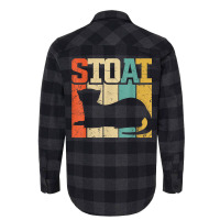 Vintage Stoat Short-tailed Weasel Ermine Flannel Shirt | Artistshot