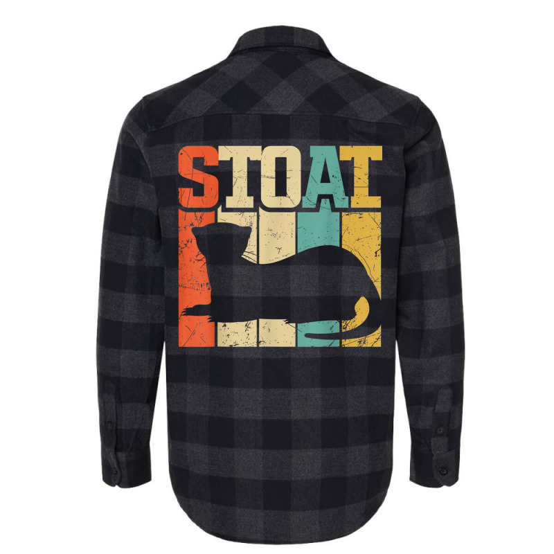 Vintage Stoat Short-tailed Weasel Ermine Flannel Shirt | Artistshot