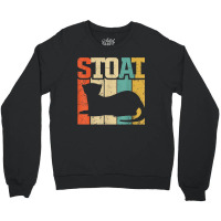 Vintage Stoat Short-tailed Weasel Ermine Crewneck Sweatshirt | Artistshot