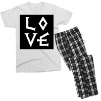 Black Viking Love  Music Music Men's T-shirt Pajama Set | Artistshot