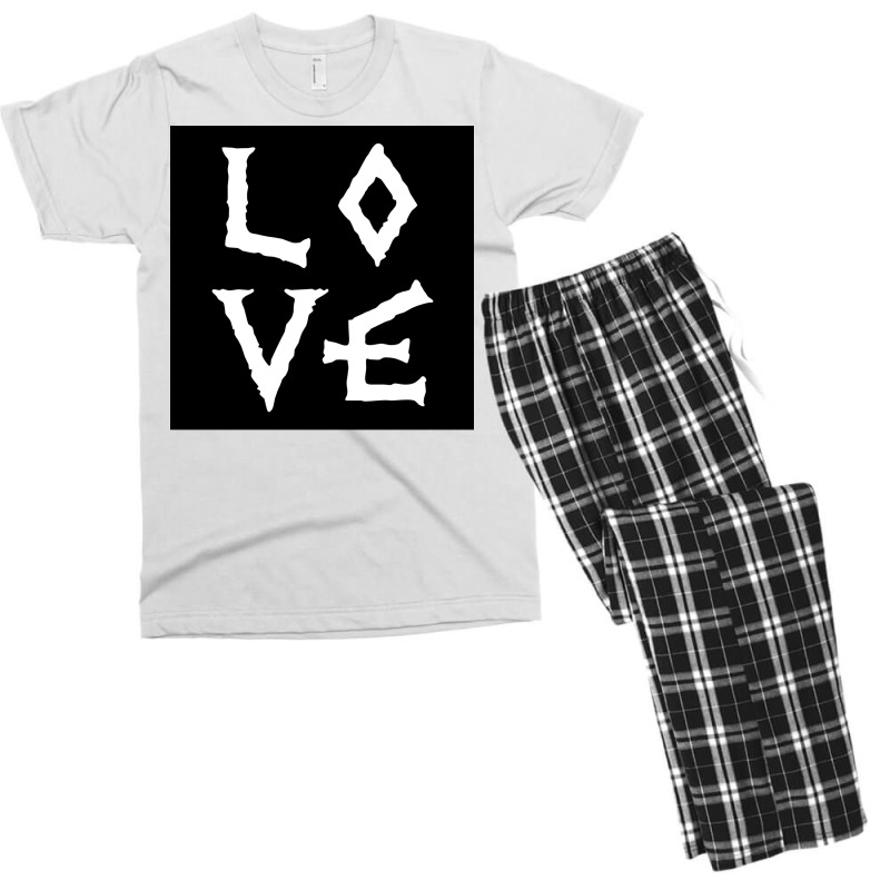 Black Viking Love  Music Music Men's T-shirt Pajama Set | Artistshot