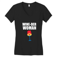 Wineder Woman Scoop Women's V-neck T-shirt | Artistshot