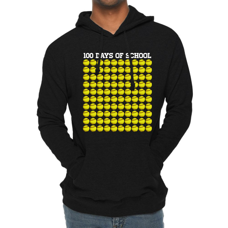 100th Day Student Boys Girls Baseball 100 Days Of School-6w3qs Lightweight Hoodie | Artistshot