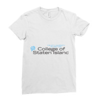 College Of Staten Island Vectorized Ladies Fitted T-shirt | Artistshot