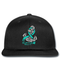 Myasthenia Gravis Awareness  Hope Anchors The Soul Printed Hat | Artistshot