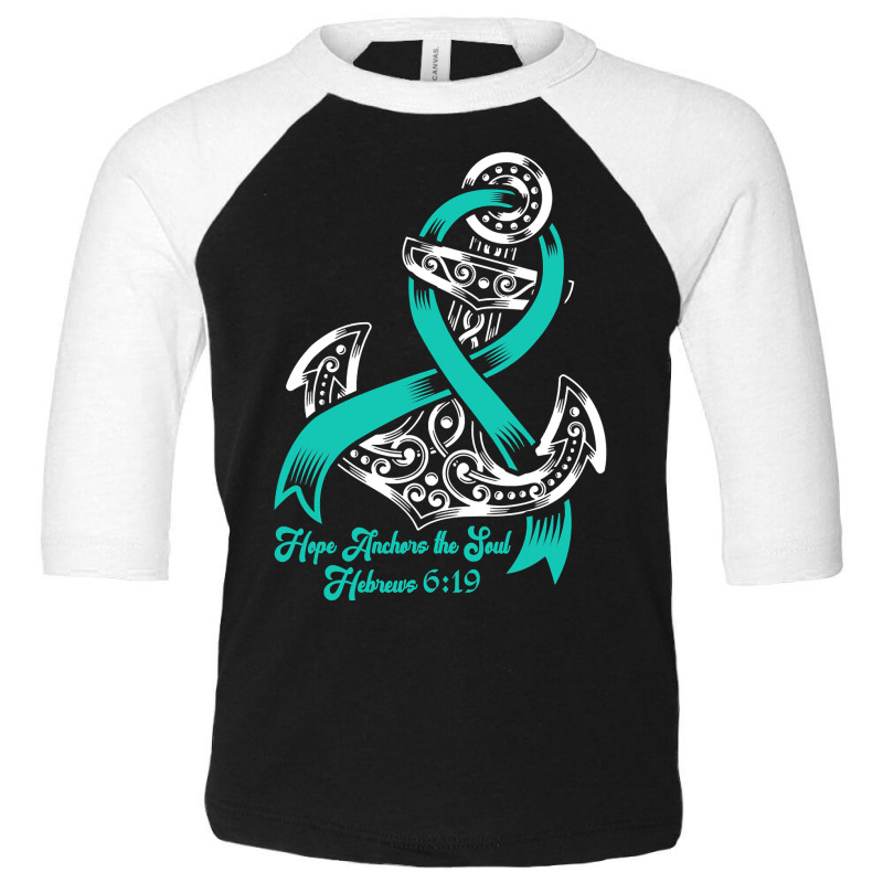 Myasthenia Gravis Awareness  Hope Anchors The Soul Toddler 3/4 Sleeve Tee | Artistshot