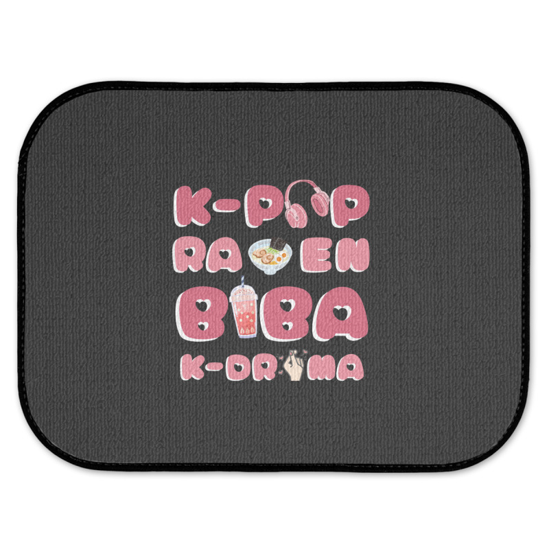 Kpop Ramen Boba And Kdrama Cute Gift 2 Rear Car Mat | Artistshot