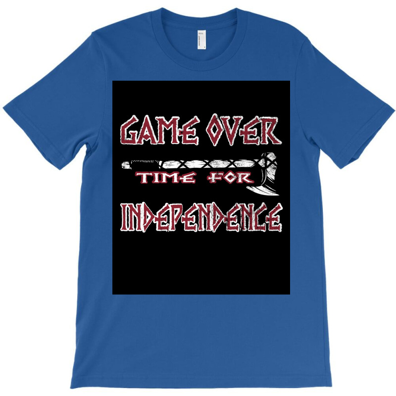 Game Over Vikings Viking Ax Ax Independence  Vintage Travel T-shirt | Artistshot