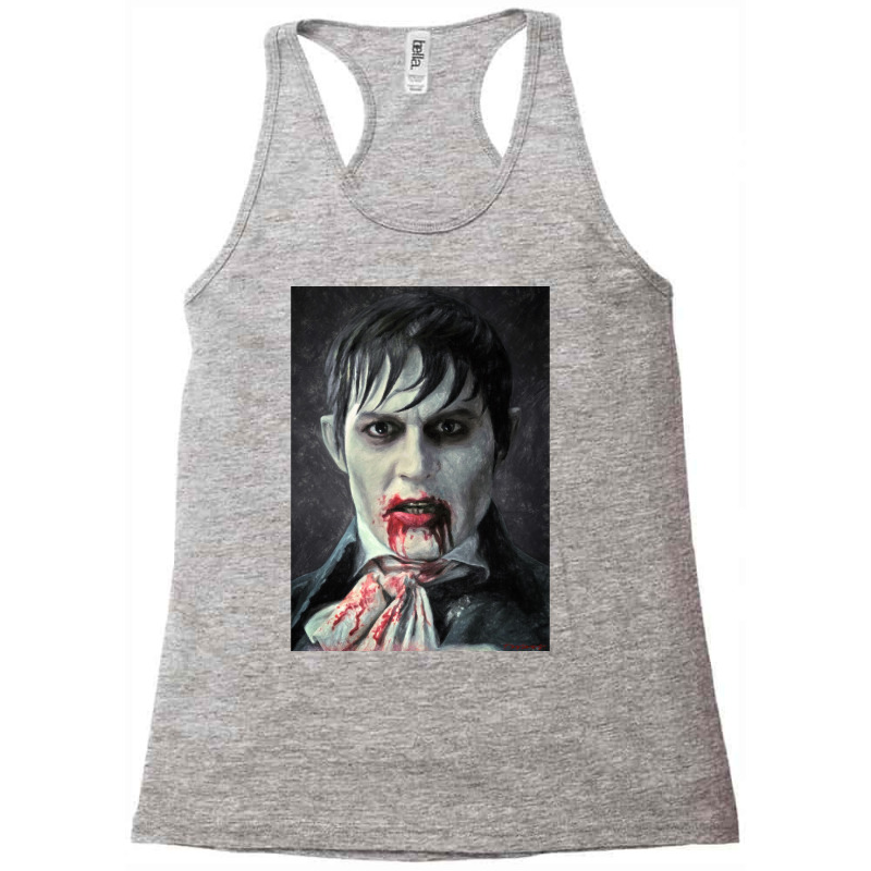 Barnabas Collins Poster Blue Racerback Tank by soulablicej | Artistshot