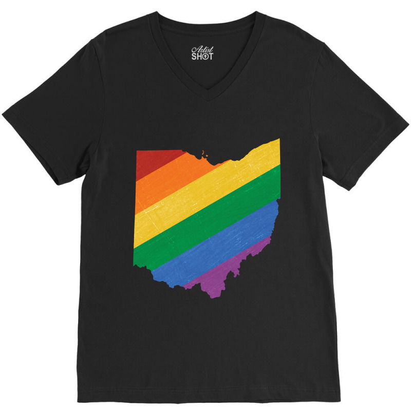 Ohio Pride V-neck Tee | Artistshot