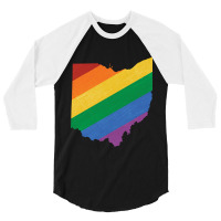 Ohio Pride 3/4 Sleeve Shirt | Artistshot