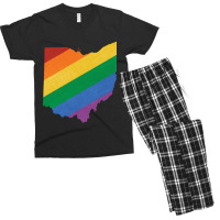 Ohio Pride Men's T-shirt Pajama Set | Artistshot