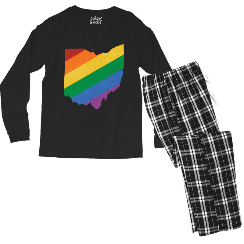 Ohio Pride Men's Long Sleeve Pajama Set | Artistshot