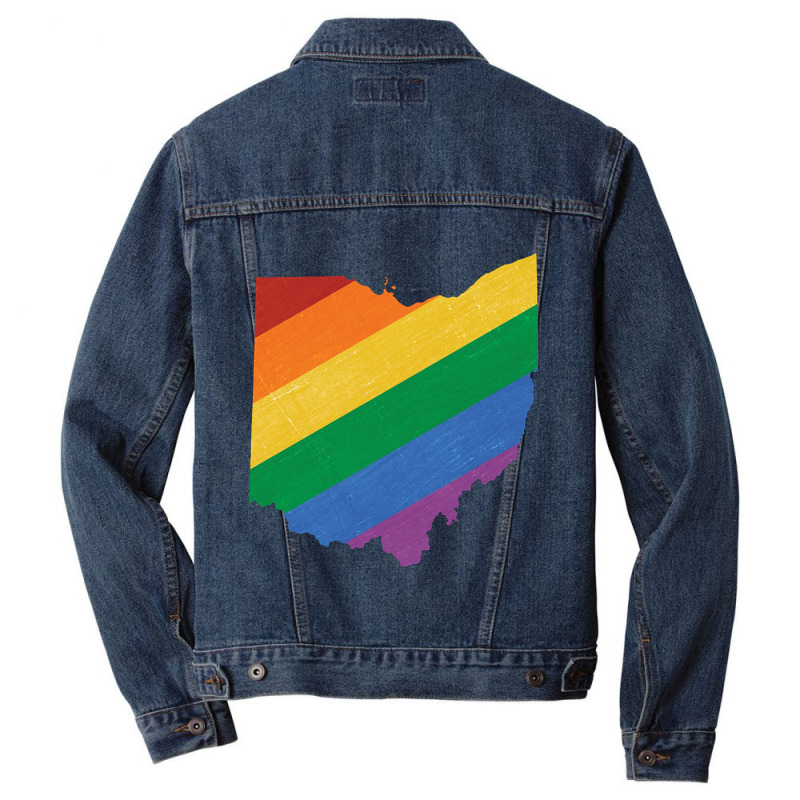 Ohio Pride Men Denim Jacket | Artistshot