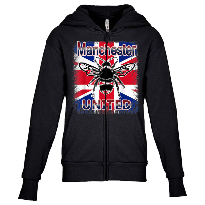 Manchester Bee United Bee Strong Youth Zipper Hoodie | Artistshot