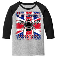 Manchester Bee United Bee Strong Youth 3/4 Sleeve | Artistshot