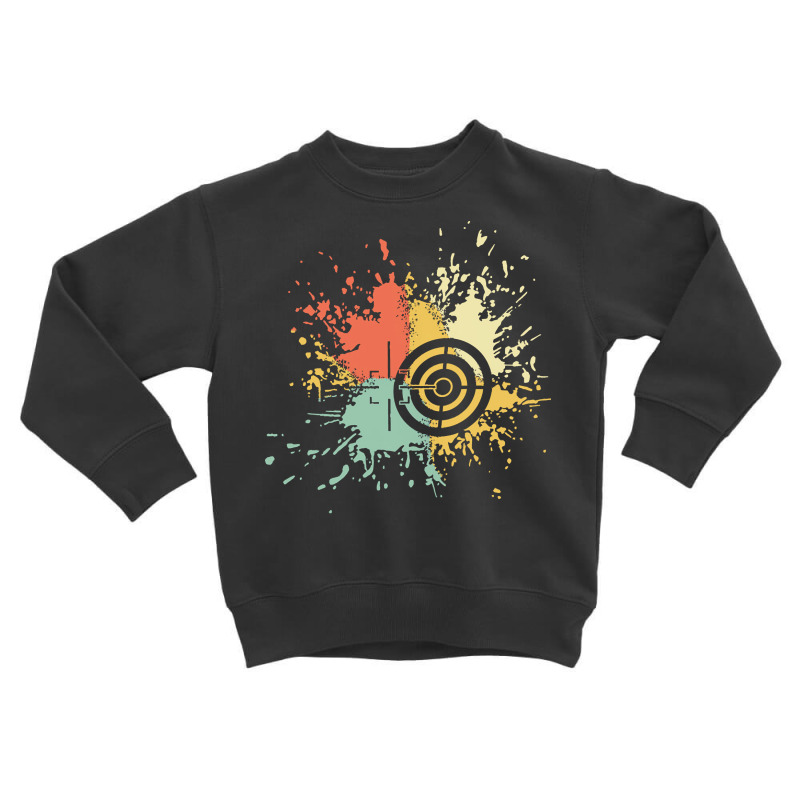 Shooting Target T  Shirt S H O O T I N G T A R G E T I N K S P L A S H Toddler Sweatshirt | Artistshot