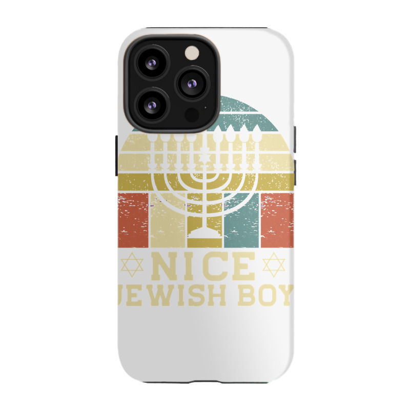 Nice Jewish Boy Cool Chanukah Funny Ugly Hanukkah Sweater Pullover Hoo Iphone 13 Pro Case | Artistshot