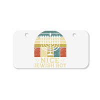 Nice Jewish Boy Cool Chanukah Funny Ugly Hanukkah Sweater Pullover Hoo Bicycle License Plate | Artistshot