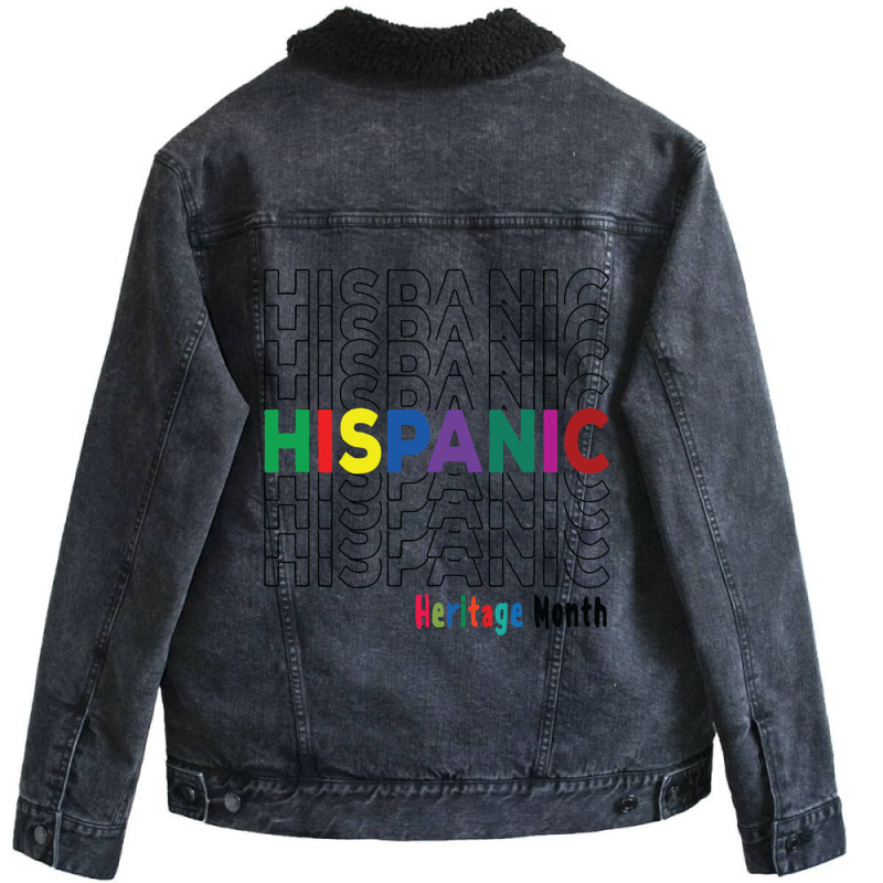 National Hispanic Heritage Month Latin America Culture  Classic Unisex Sherpa-Lined Denim Jacket by casaniuy89 | Artistshot