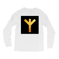 Gold Algiz Life Rune  Yellow Travel Long Sleeve Shirts | Artistshot