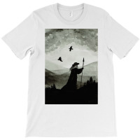 Odin Huginn And Muninn  Boy Funny T-shirt | Artistshot