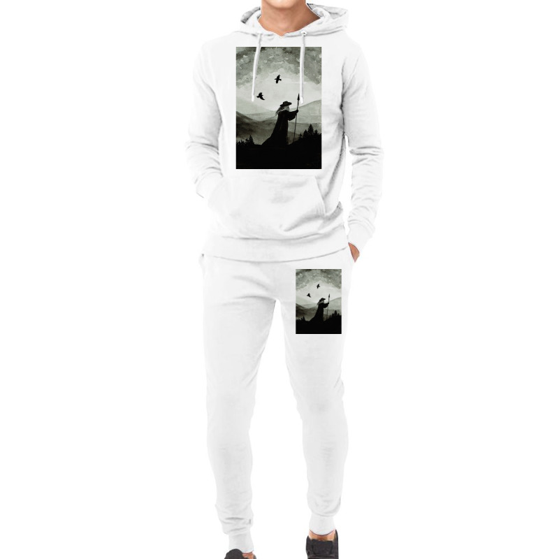 Odin Huginn And Muninn  Boy Funny Hoodie & Jogger Set | Artistshot