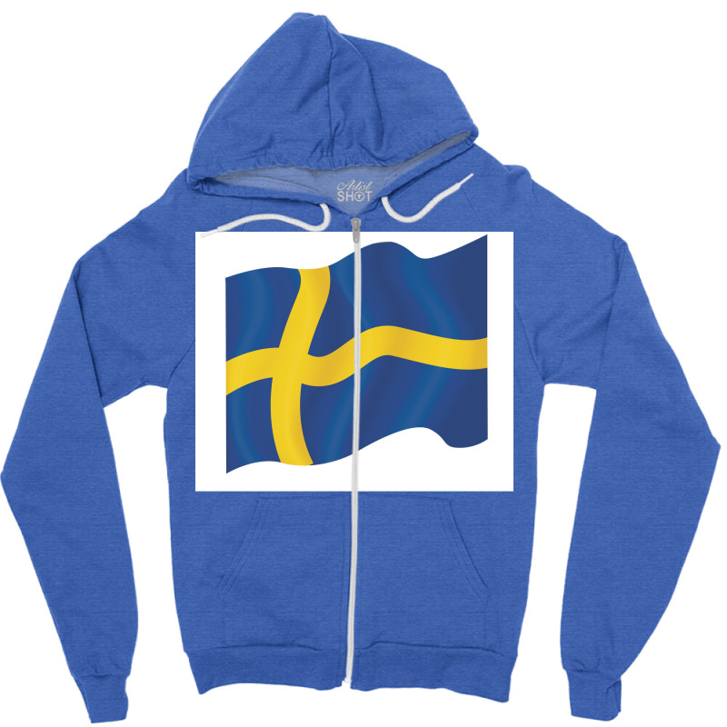 Proud To Be Swedish Flag  80s 70s Zipper Hoodie | Artistshot