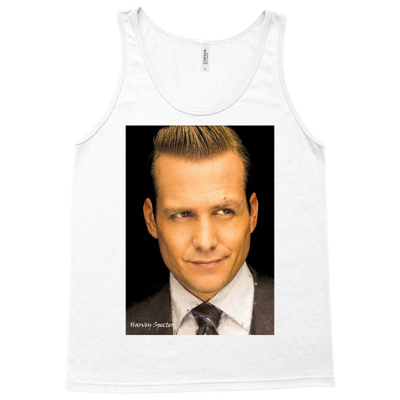 Harvey Specter Suits Classic Painting Poster Poster Blue (1) Tank Top | Artistshot