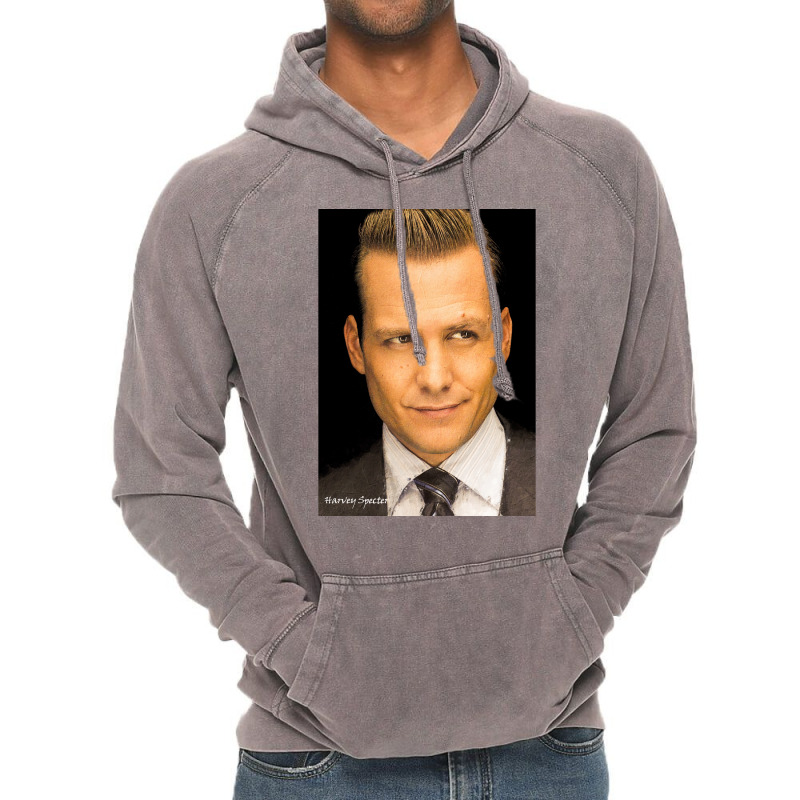 Harvey Specter Suits Classic Painting Poster Poster Blue (1) Vintage Hoodie | Artistshot