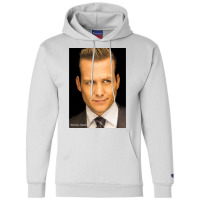 Harvey Specter Suits Classic Painting Poster Poster Blue (1) Champion Hoodie | Artistshot