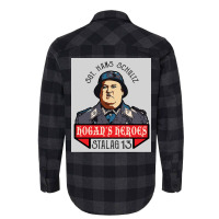 Hoganx27s Heroes Hans Schultz Poster Aesthetic (1) Flannel Shirt | Artistshot