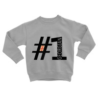 Number One Georgian, Georgian T Shirt Toddler Sweatshirt | Artistshot