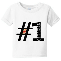 Number One Georgian, Georgian T Shirt Baby Tee | Artistshot