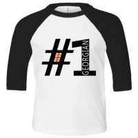 Number One Georgian, Georgian T Shirt Toddler 3/4 Sleeve Tee | Artistshot