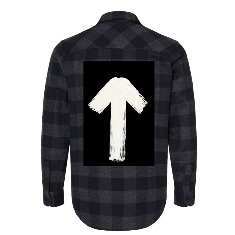 Runes Elder Futhark 0017 Teiwaz Inverted  Funny Flannel Shirt | Artistshot