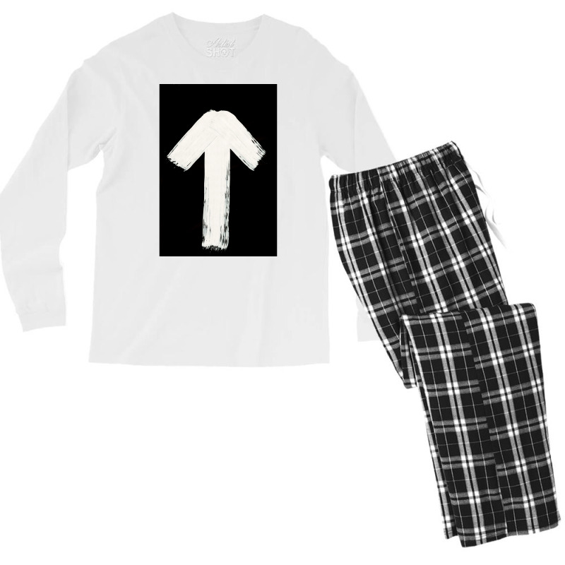 Runes Elder Futhark 0017 Teiwaz Inverted  Funny Men's Long Sleeve Pajama Set | Artistshot