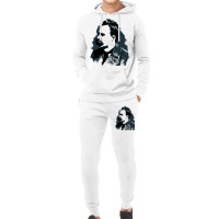 Friedrich Nietzsche Portrait Vector Drawing Hoodie & Jogger Set | Artistshot