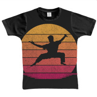 Awesome Funny Kung Fu Gift - Hobby Silhouette Sunset Design Graphic Youth T-shirt | Artistshot