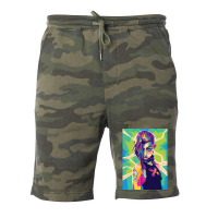 Jinx Arcane Art Poster Nature (1) Fleece Short | Artistshot