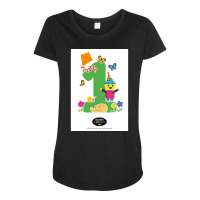 Number 1 Charlies Colorforms City Poster Love (1) Maternity Scoop Neck T-shirt | Artistshot