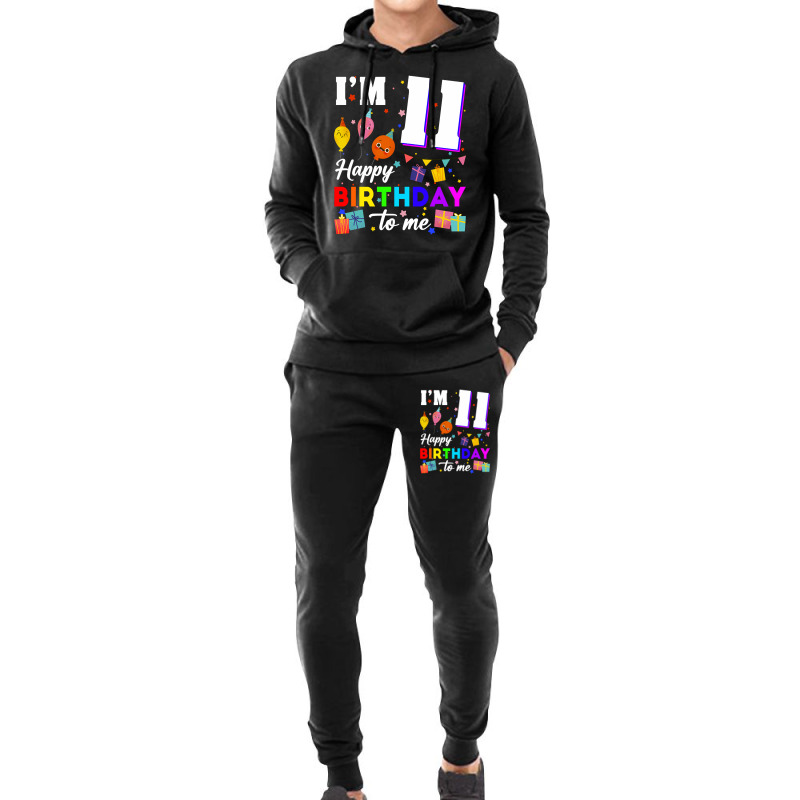 Eleven 11yr 11th Birthday Happy Birthday Boy 11 Years Old Hoodie & Jogger set by joanmouse000 | Artistshot