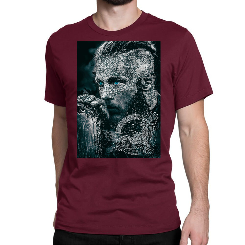 King Ragnar Lothbrok Vikings  Humor Cute Classic T-shirt | Artistshot