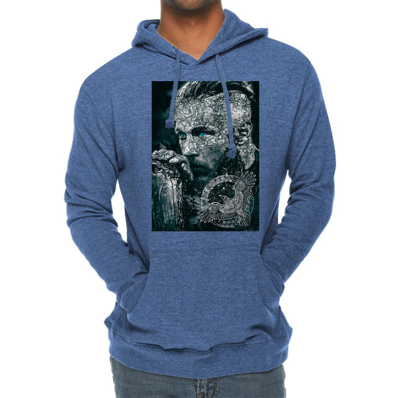 King Ragnar Lothbrok Vikings  Humor Cute Lightweight Hoodie | Artistshot