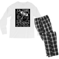 Lords Vathor Fatherx27s Day Viking Fatherx27s Day Gift  Yellow Trendin Men's Long Sleeve Pajama Set | Artistshot