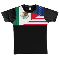 Mexican American Half Mexico Half America Flag Graphic Youth T-shirt | Artistshot