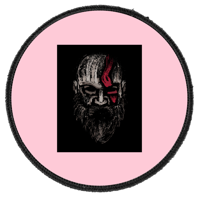 The Warrior Of Gods  Summer Hippie Round Patch | Artistshot