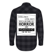 Look Away Poster Retro (1) Flannel Shirt | Artistshot