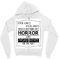 Look Away Poster Retro (1) Zipper Hoodie | Artistshot